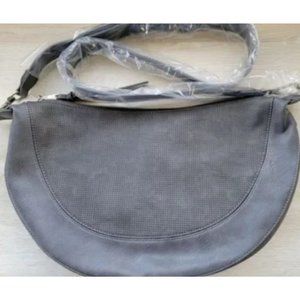 Anthropologie Luna Crossbody Bag Gray Urban Originals 2 Straps